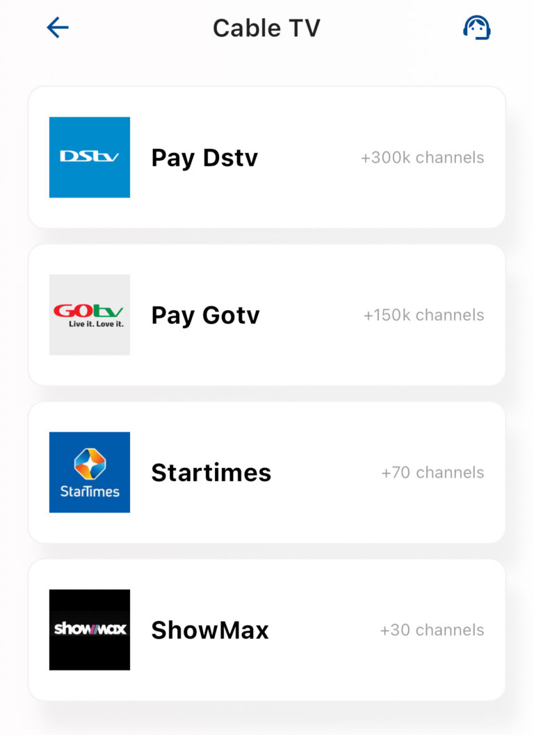 How to Pay for DStv, GOtv and StarTimes Subscription on VTUking