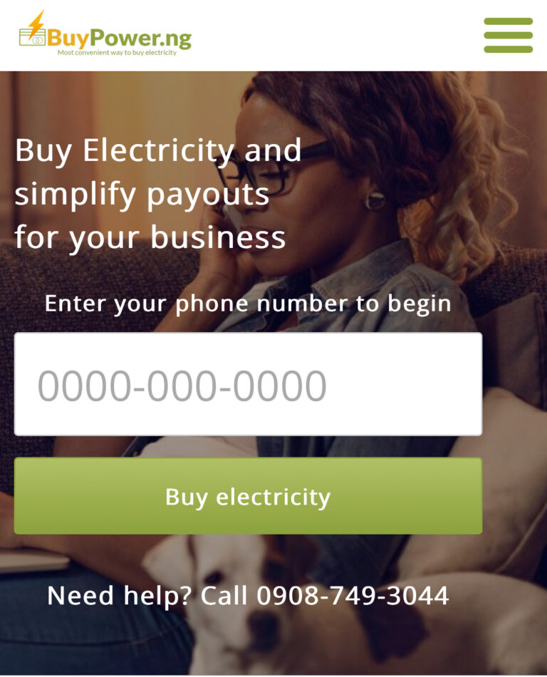 BuyPower – Pay Electricty Bills Online Nigeria