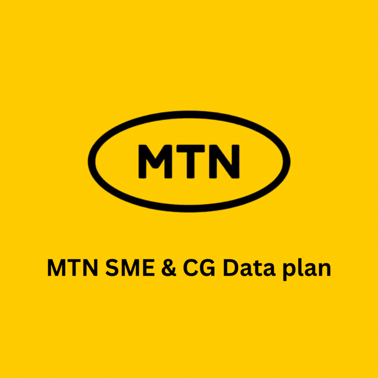 Purchasing MTN SME Data Plans and MTN CG Data Plans